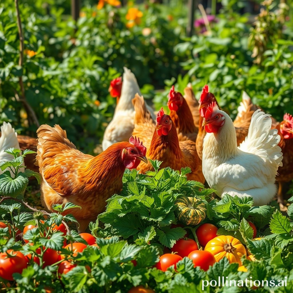 what vegetables can chickens eat